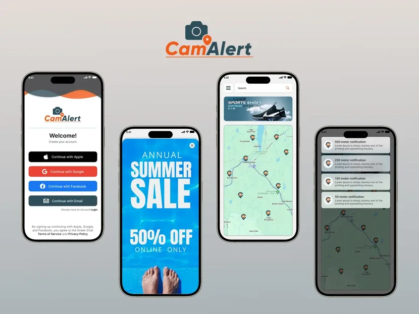 Cam Alert Mobile App — Triaxo project