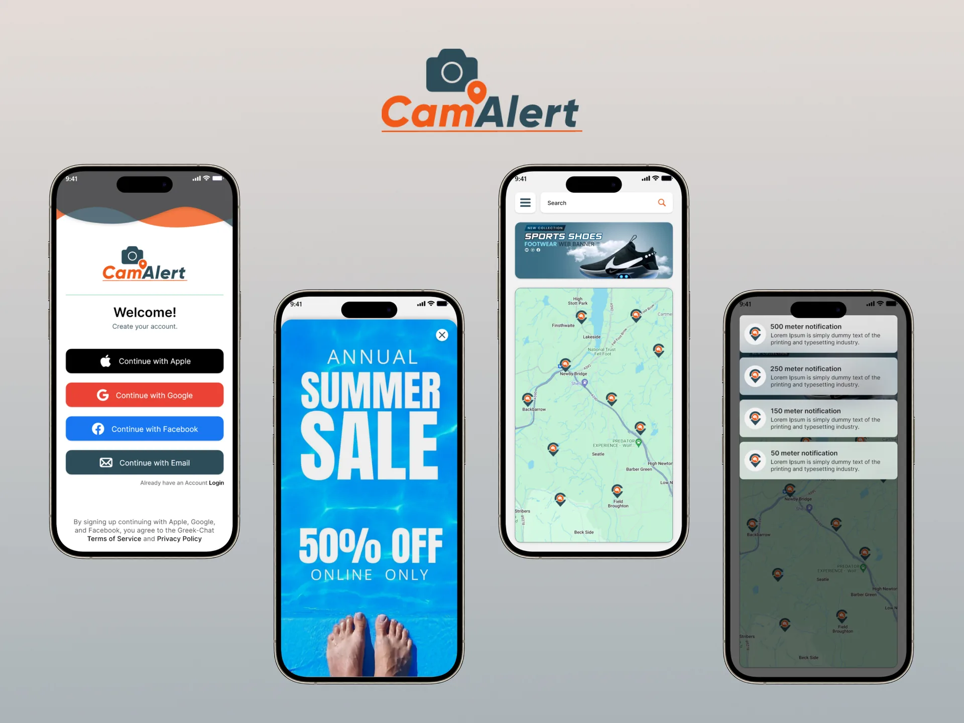 Cam Alert Mobile App — Triaxo project
