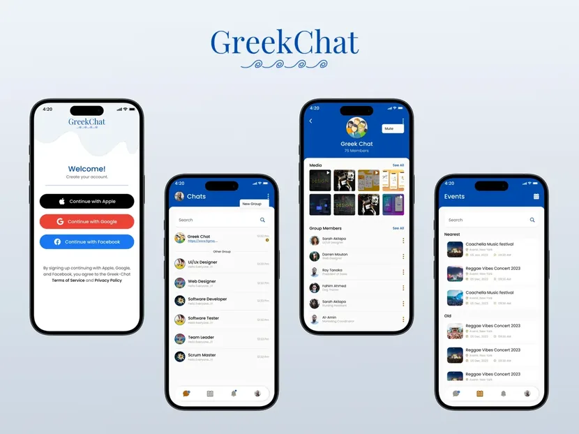 Greek Chat — Triaxo project