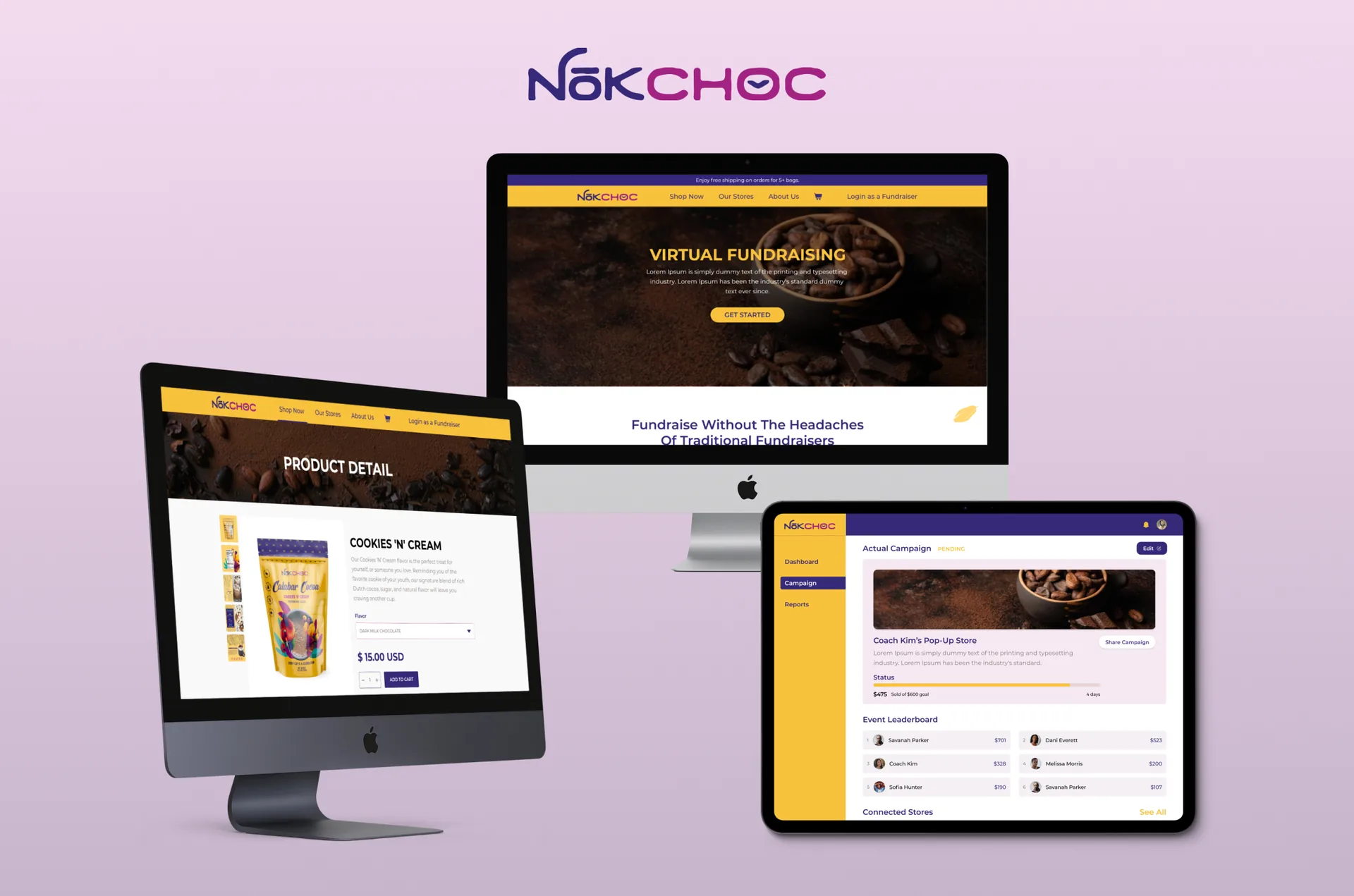 Nokchoc Shopping Web — Triaxo project
