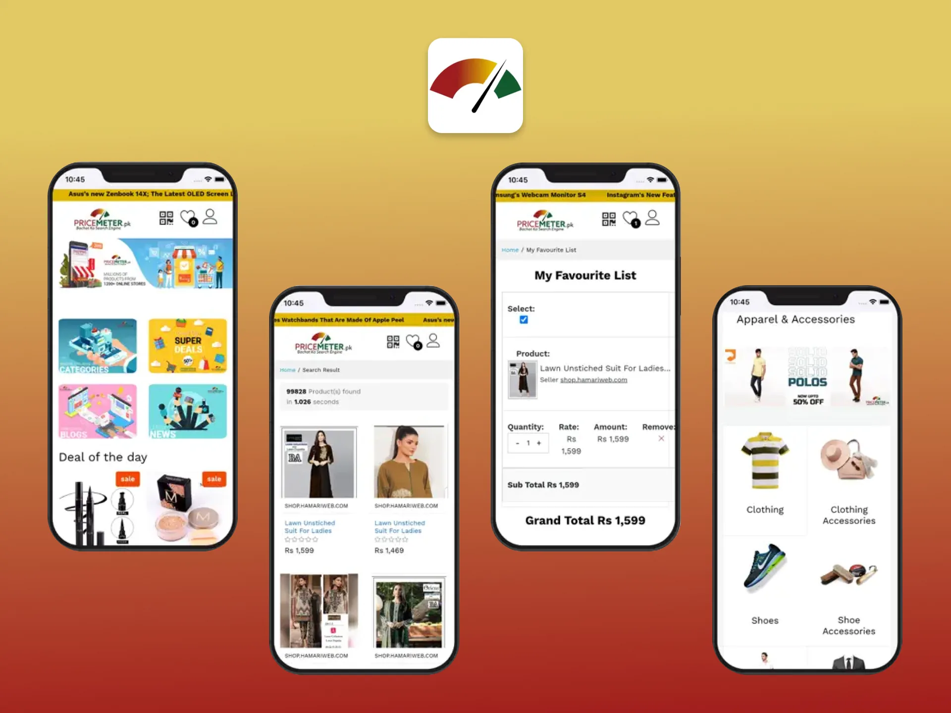 Price Meter Shopping App — Triaxo project