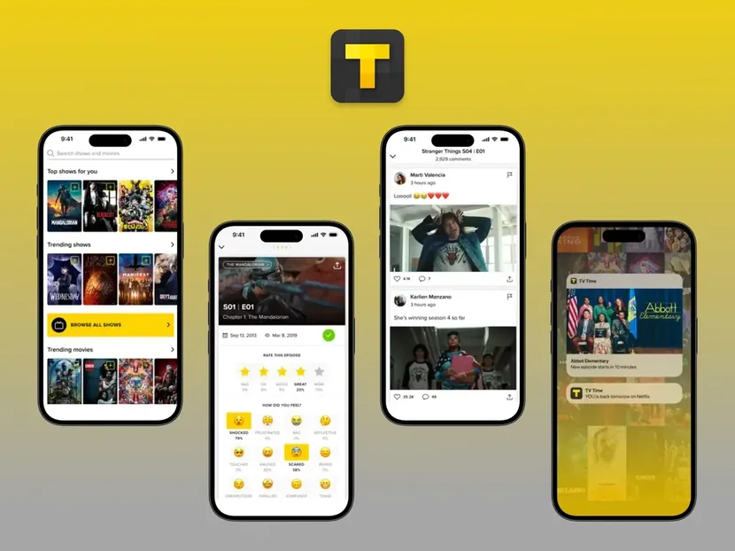 TV Time Movie Rating Mobile App — Triaxo project