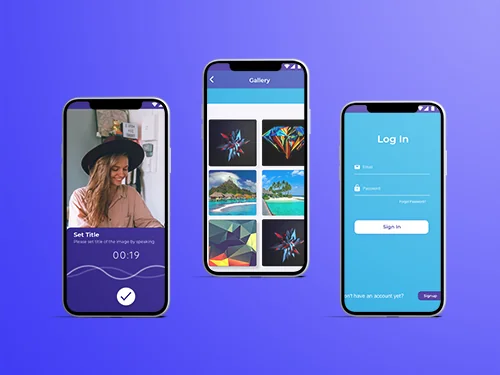 Image Taking App — Triaxo project