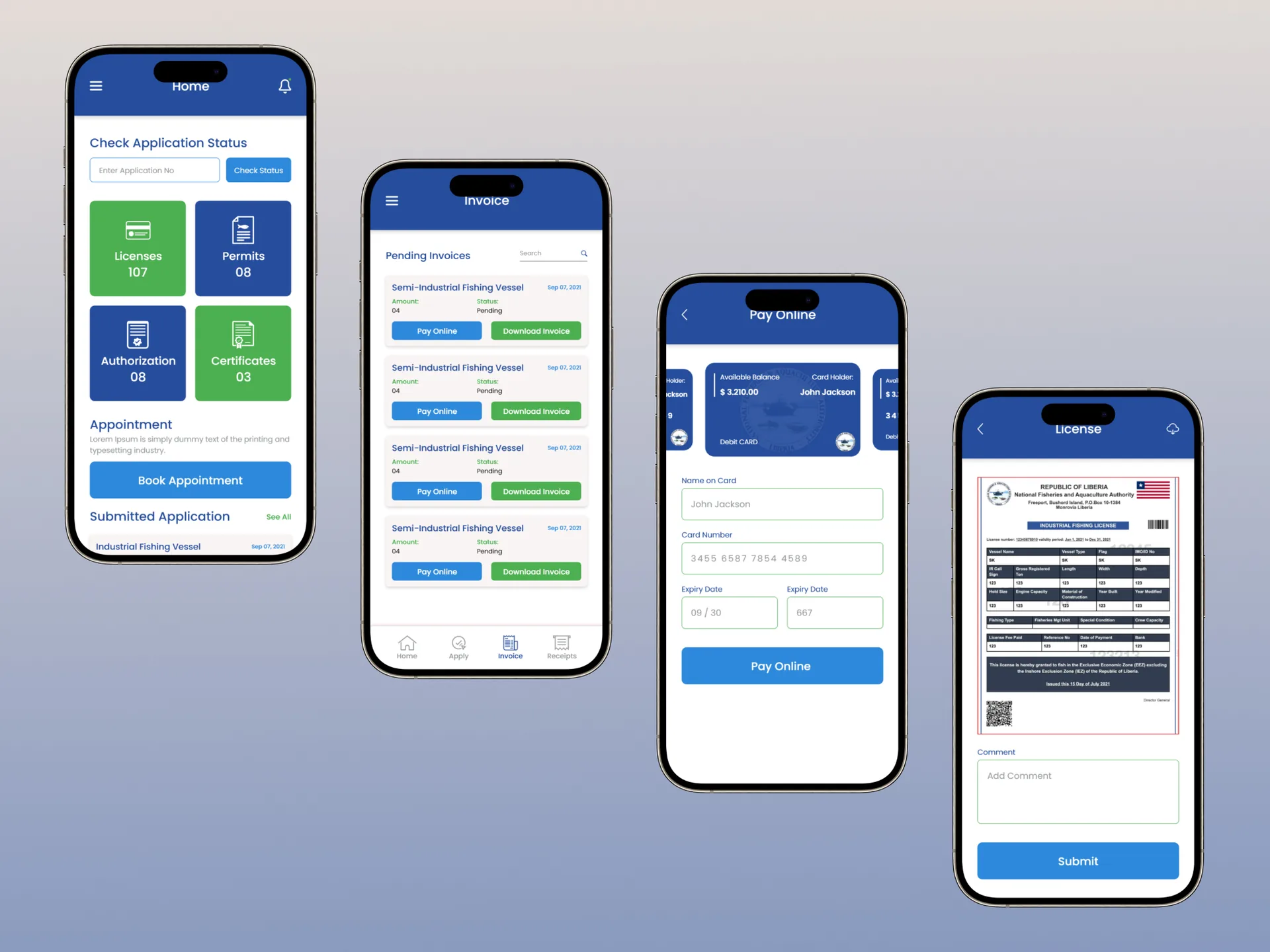 License Management App — Triaxo project