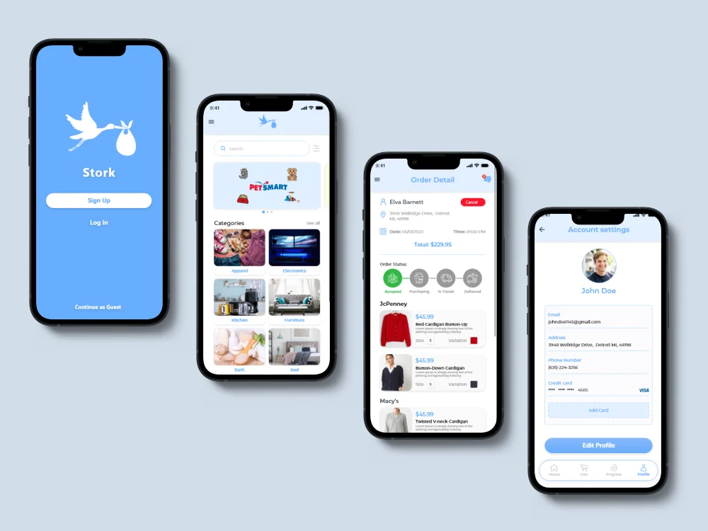 Shopping App — Triaxo project