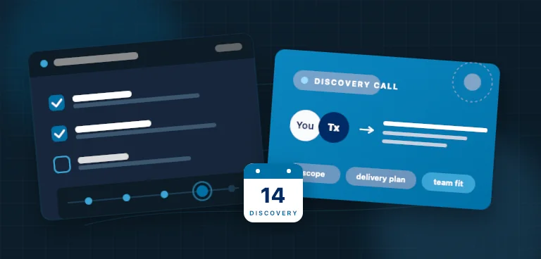Book a discovery call with Triaxo